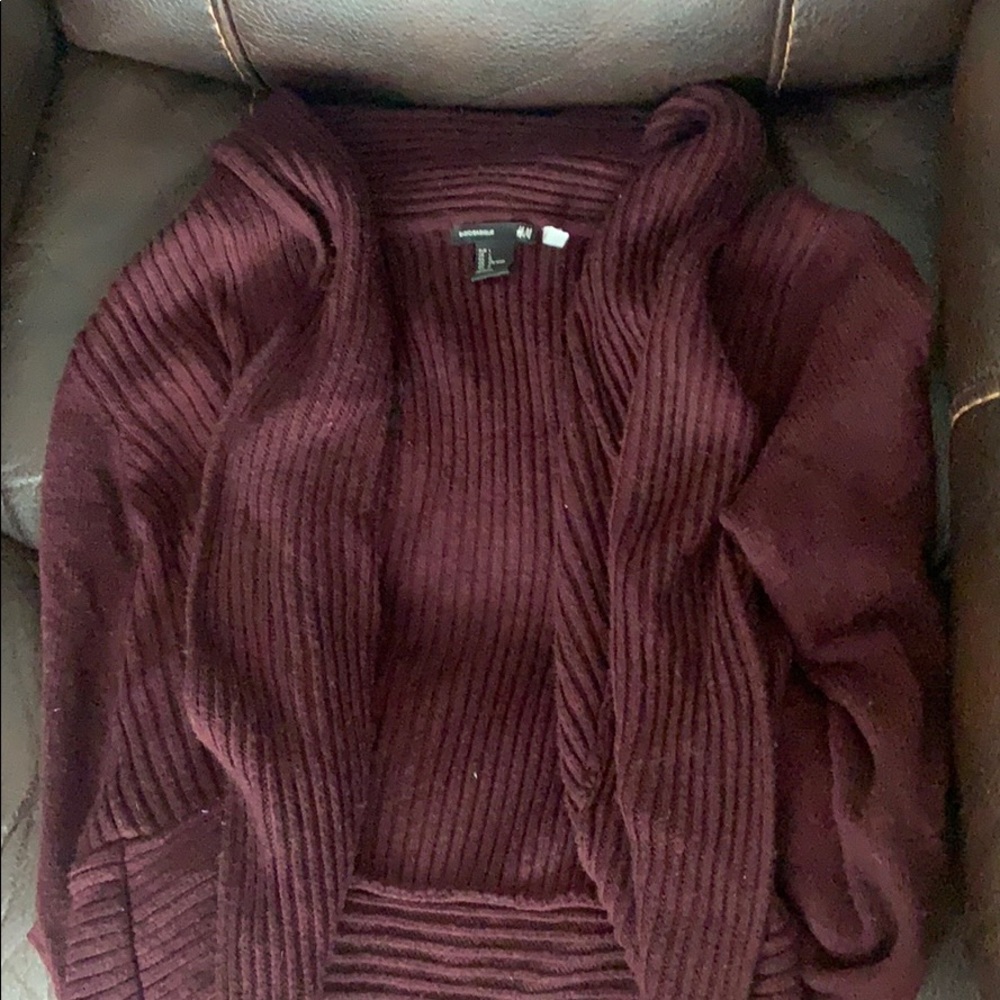Open cardigan